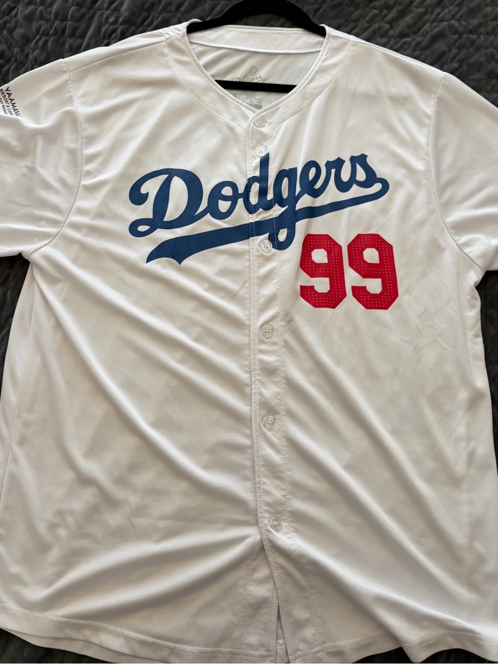 Los Angeles Dodgers Joe Kelly White & Jersey with Red # 99 - Stadium Giveaway
